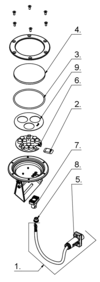 Spare parts diagram