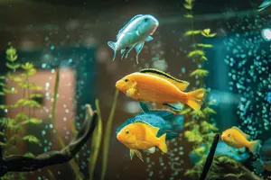 Goldfish in freshwater aquarium with green beautiful planted tropical. fish in freshwater aquarium with green beautiful planted tropical.  Colorful fish on green background.
tropical, fish, aquarium, underwater, animal, background, nature, pet, decorative, water, tank, green, beautiful, gravel, plant, hobby, sea, gold, discus, blue, river, swim, colorful, deep, color, goldfish, symphysodon, orange, tetra, decorate, fin, america, diving, golden, exoticism, nobody, exhibit, decoration, axelrodi, ornate, relaxation, carp, circle, microgeophagus, cute, marine, interior, close, aqua