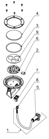 Spare parts diagram